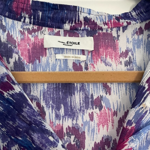 Isabel Marant Etoile Mazea Dress Size 38 Floral Print French Western Mini S-M - Picture 12 of 13